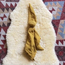 Poppelot Mousseline  okergeel